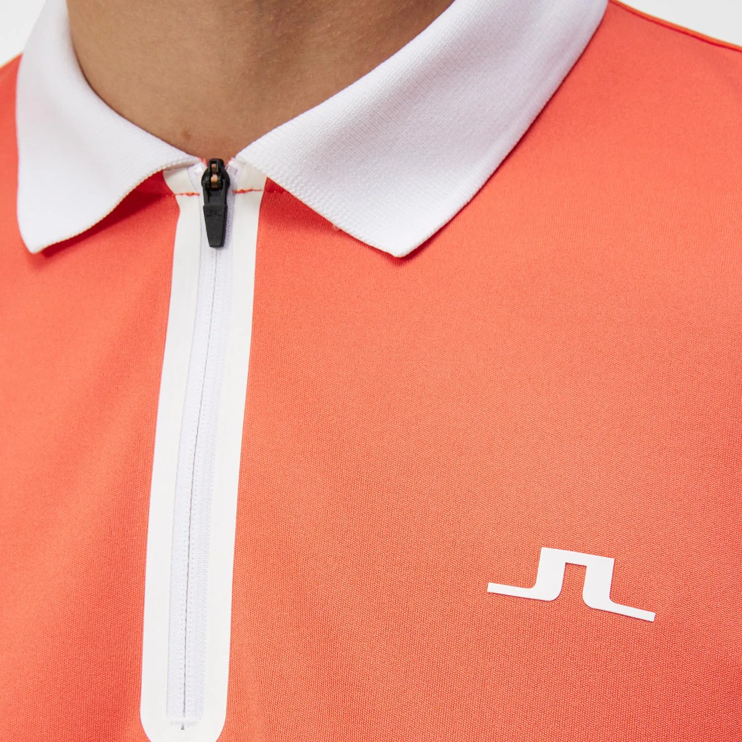 Kohen TX Jersey Regular Fit Polo Hot Coral - W23