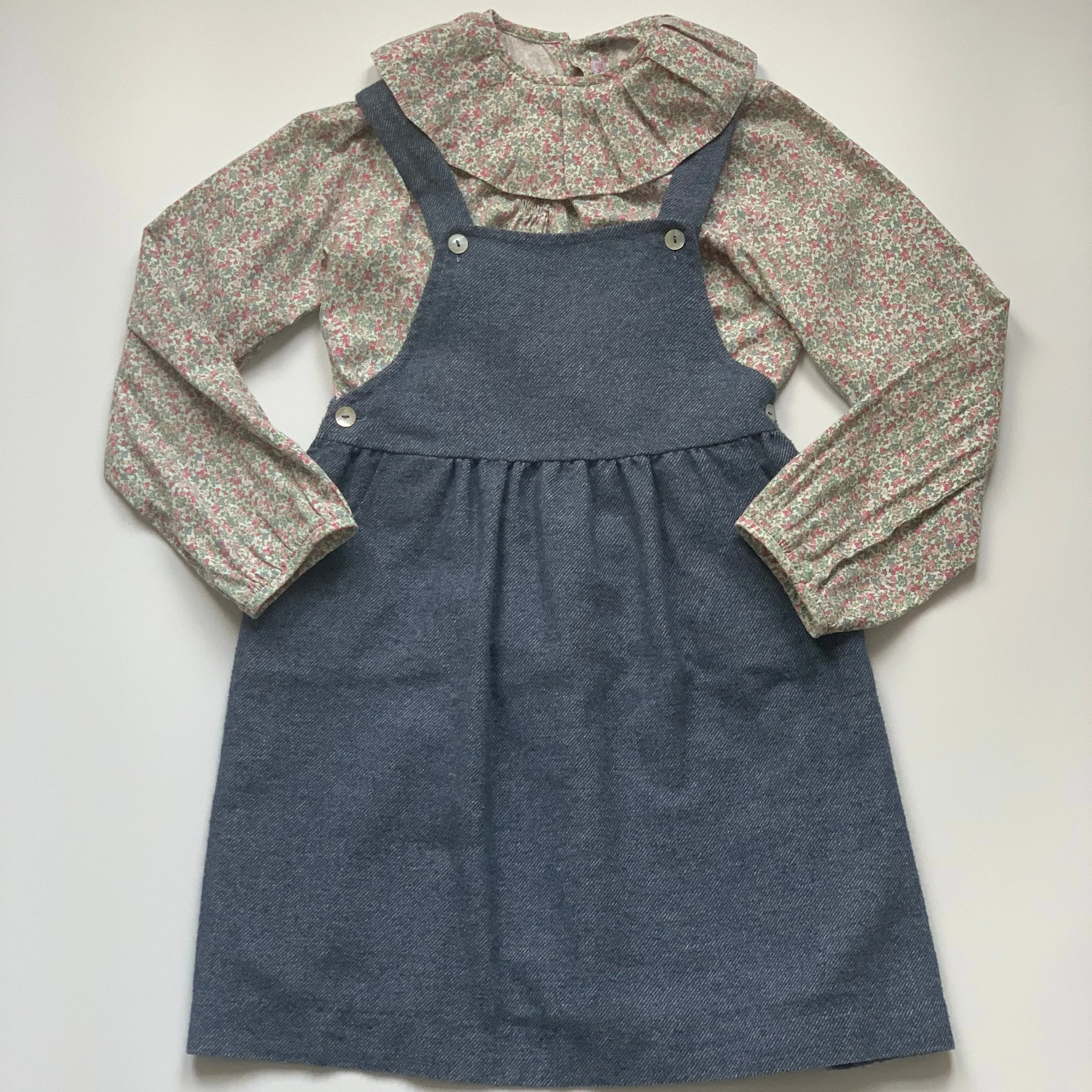 La Coqueta Blue Pinafore Dress: 10 Years