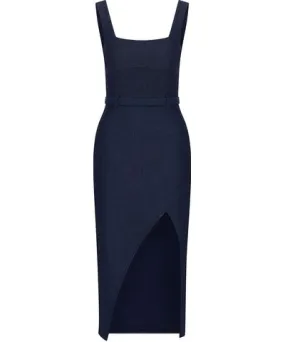 La Loune Women's Blue Anna Midi Dress