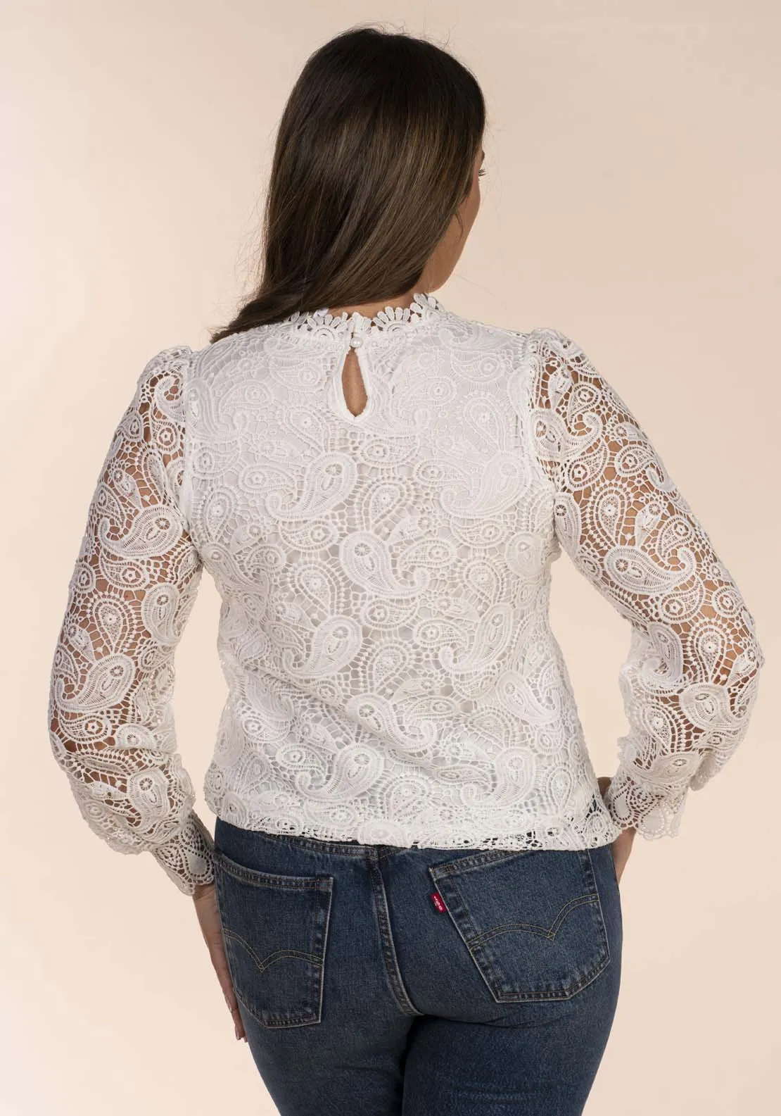 Lace Blouse - White