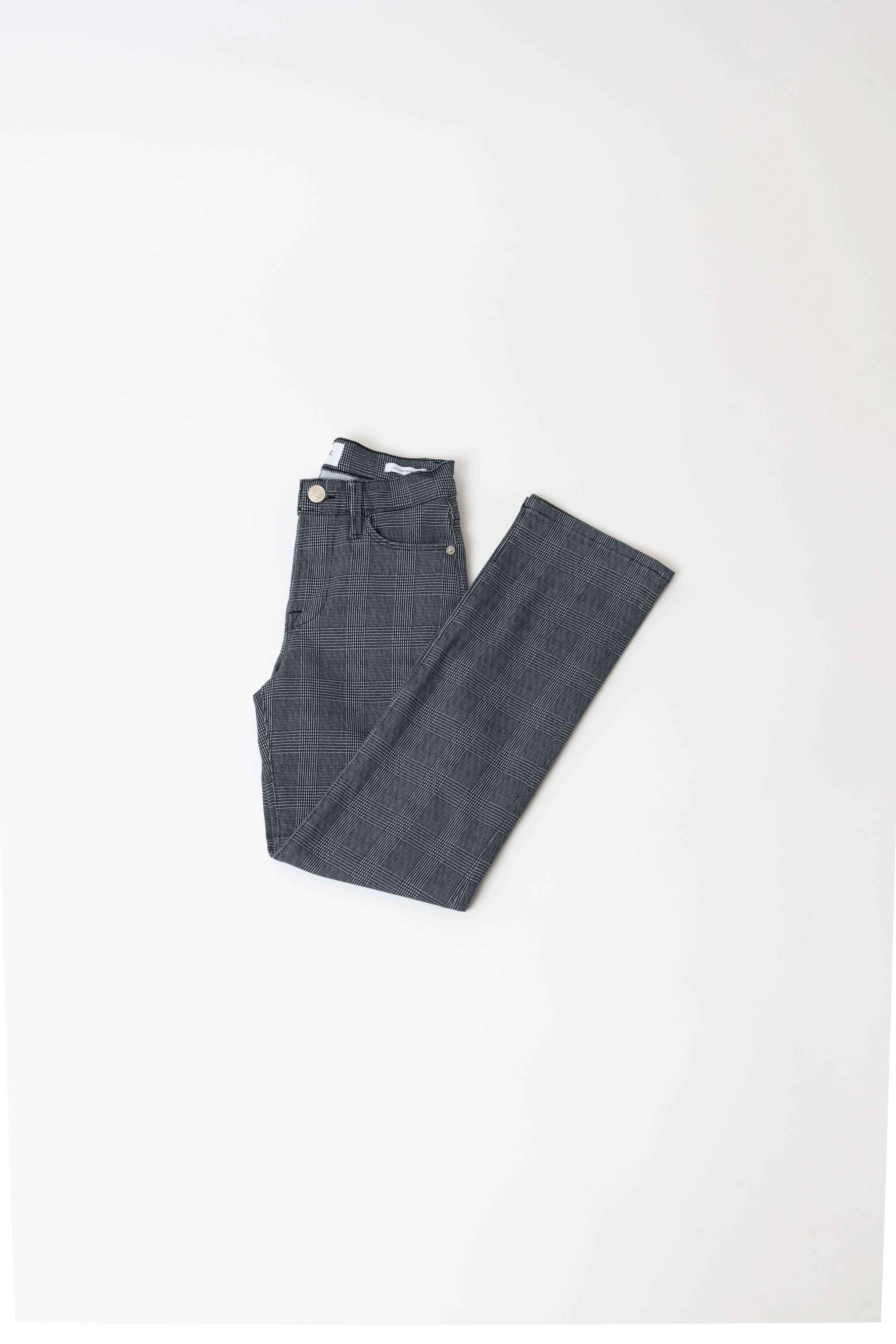 Le High Straight Jean - Noir Multi