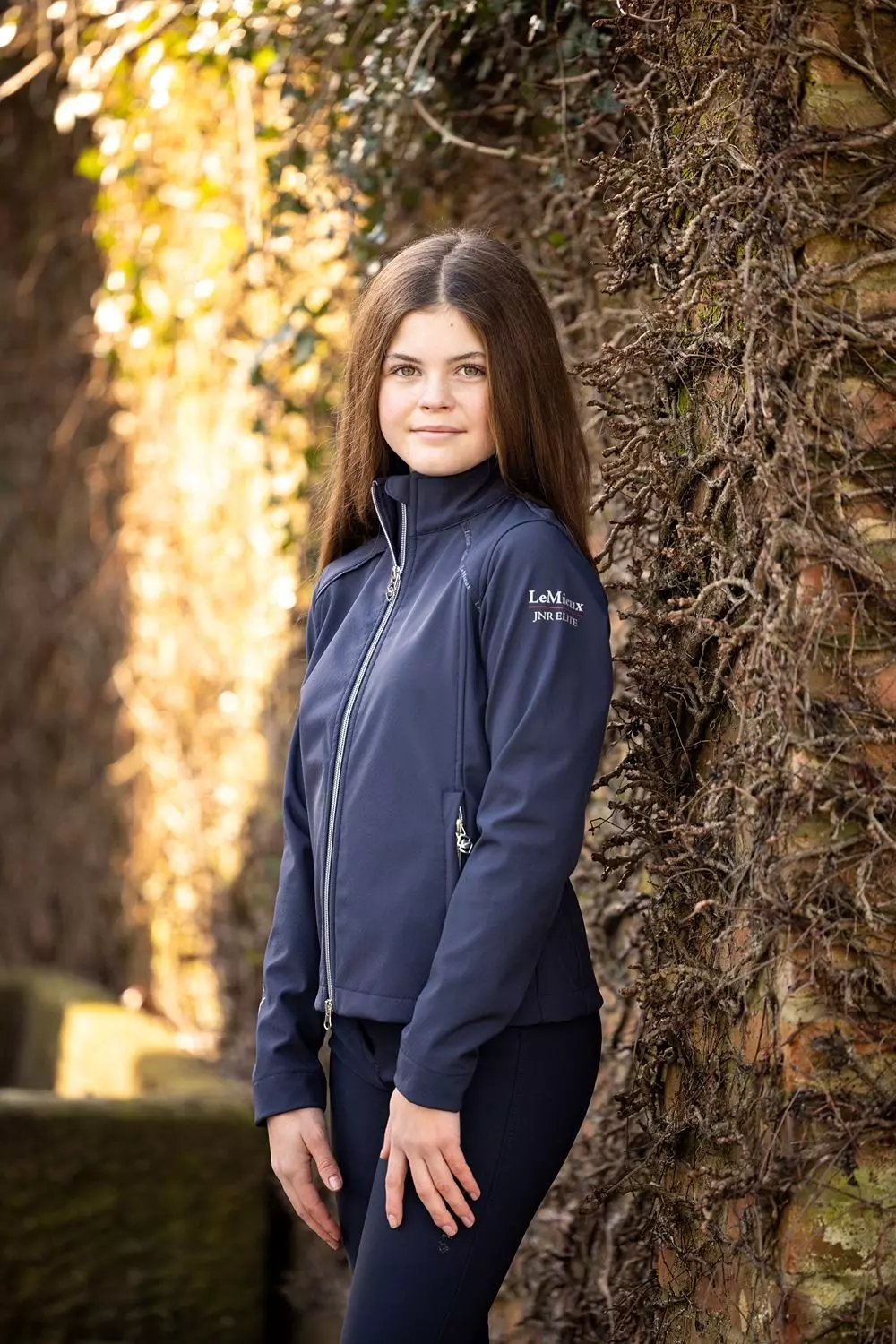 LeMieux Junior Elite Soft Shell Jacket - Navy