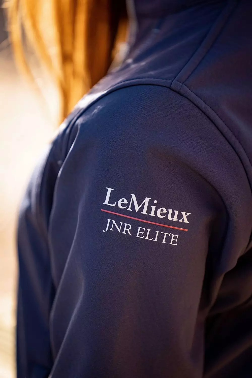 LeMieux Junior Elite Soft Shell Jacket - Navy