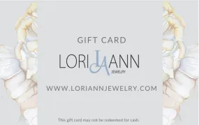 LoriAnn Jewelry Gift Card