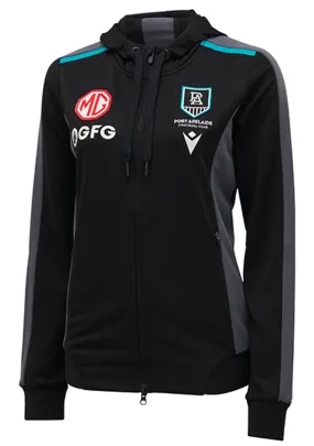 Macron Port Adelaide M21 Travel Womens Polydiag Hooded Sweatshirt  58542847