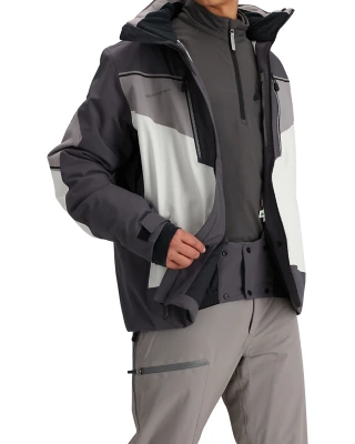 Men's Obermeyer Charger Soft Detachable Hood Shell Jacket