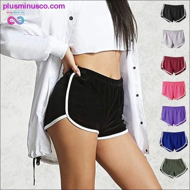 Multi-colors Patchwork Fitness Casual Straight Wild Shorts