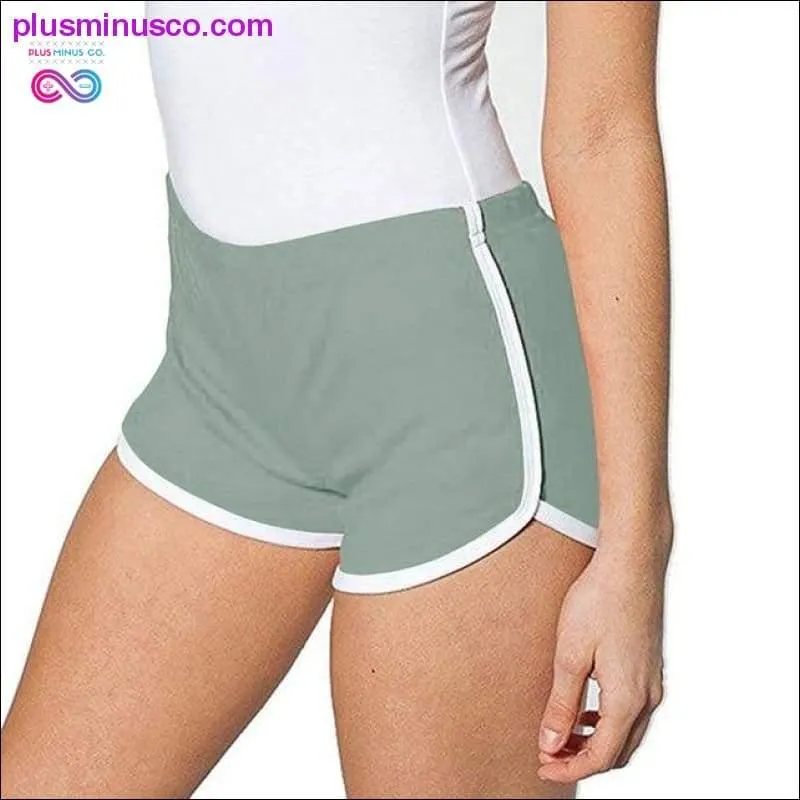 Multi-colors Patchwork Fitness Casual Straight Wild Shorts