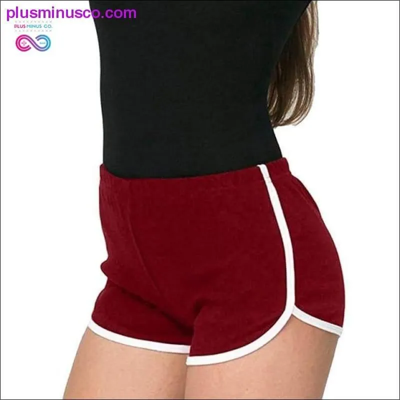 Multi-colors Patchwork Fitness Casual Straight Wild Shorts