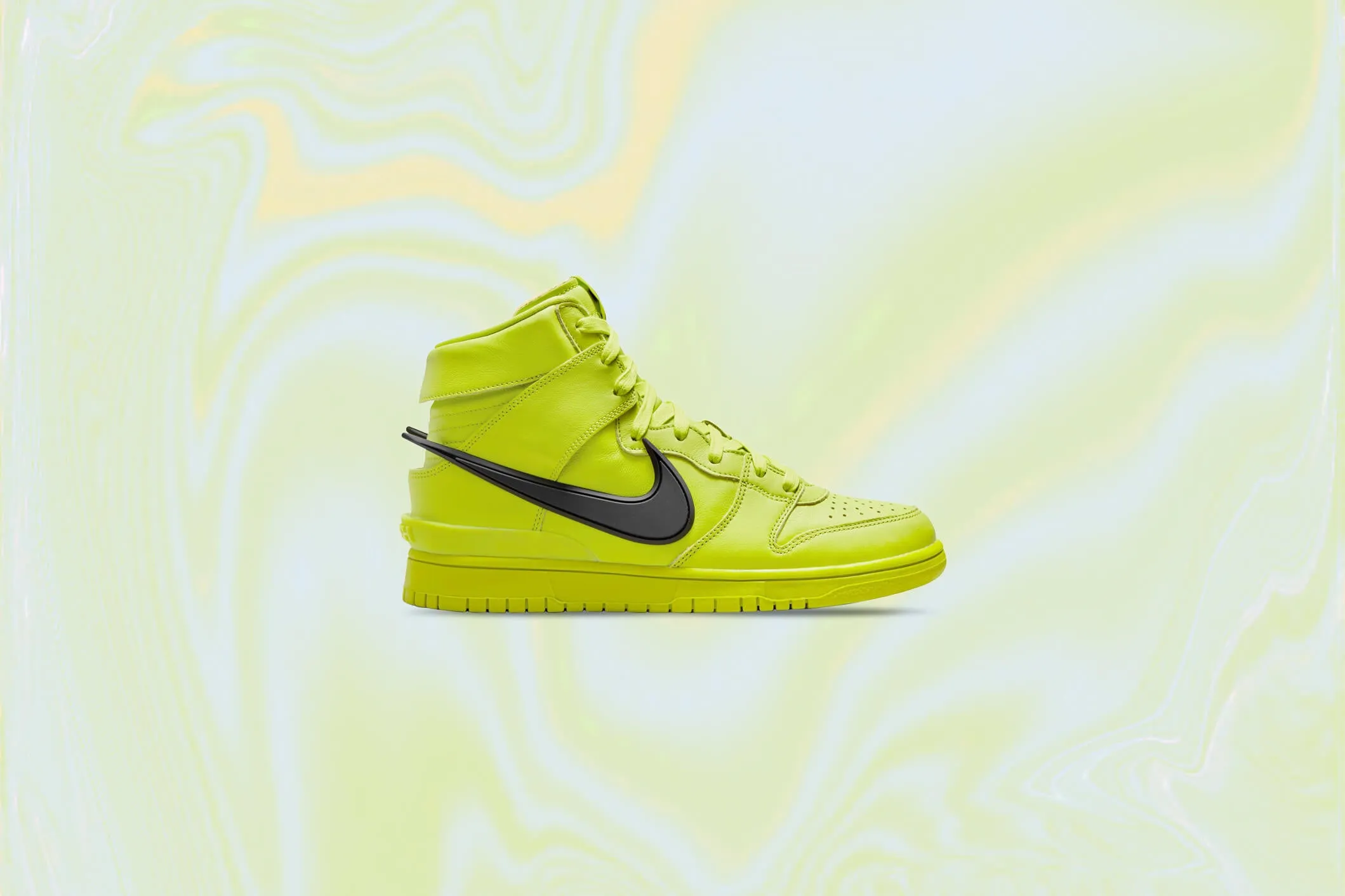 Nike x Ambush Dunk High 'Flash Lime' - Atomic Green/Black