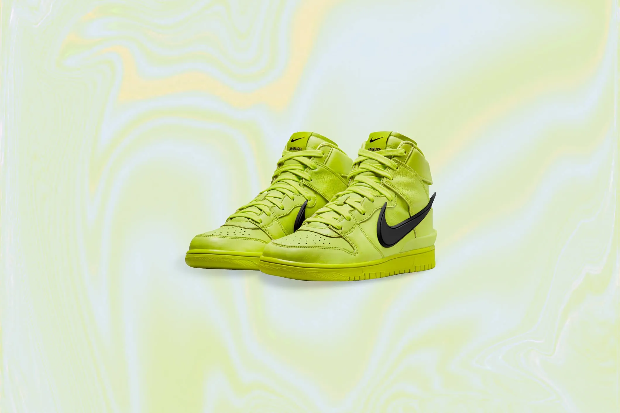 Nike x Ambush Dunk High 'Flash Lime' - Atomic Green/Black