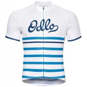 Odlo  Stand-Up Collar S/S Full Zip Fujin Print - Maglietta da ciclismo - Uomo