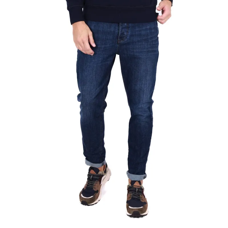 PANTALONE UOMO CHINOS IN DENIM, BLU