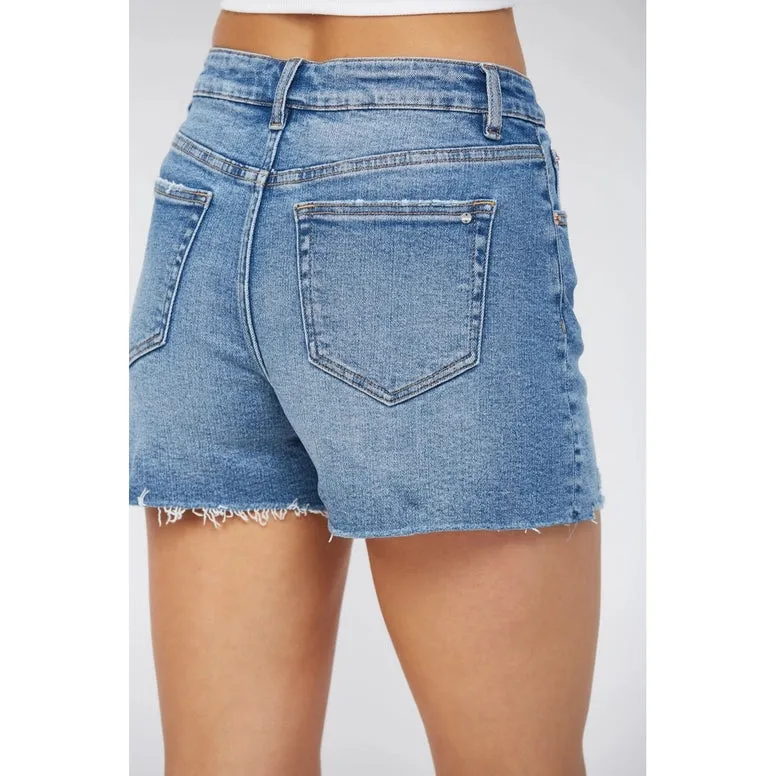 Paradise High Rise Denim Shorts