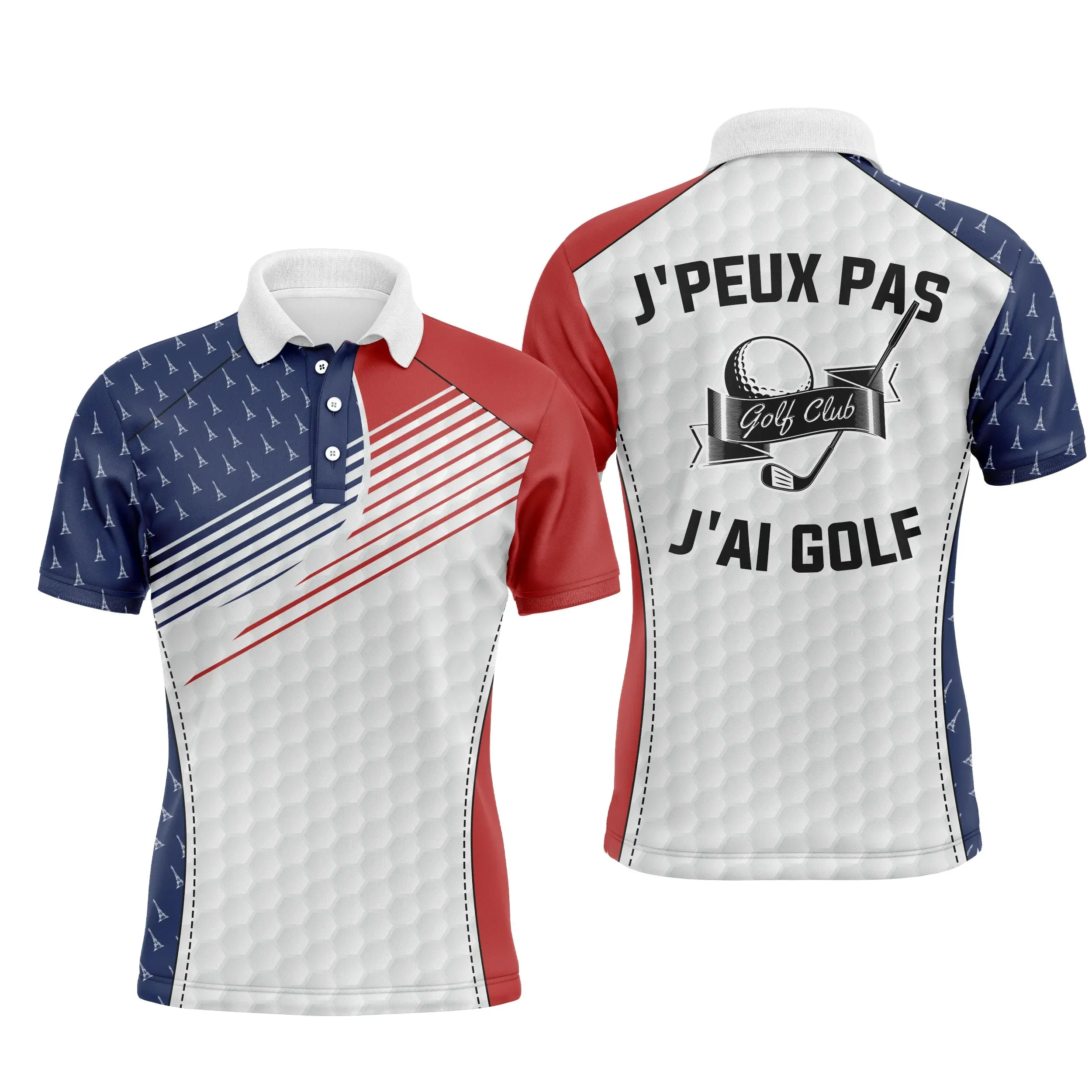 Polo Golf Homme Femme, Cadeau Original Golfeur - CT06082215