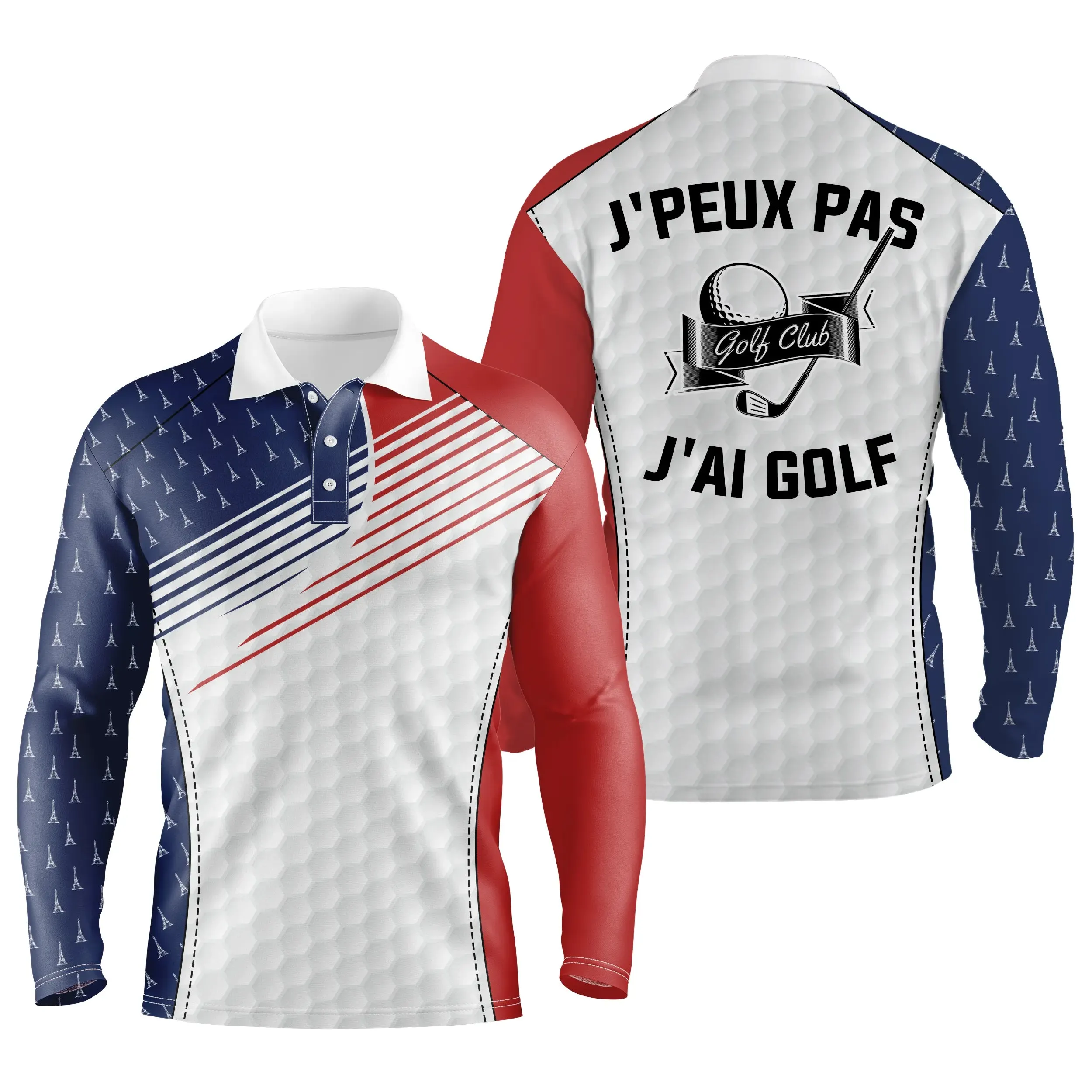 Polo Golf Homme Femme, Cadeau Original Golfeur - CT06082215