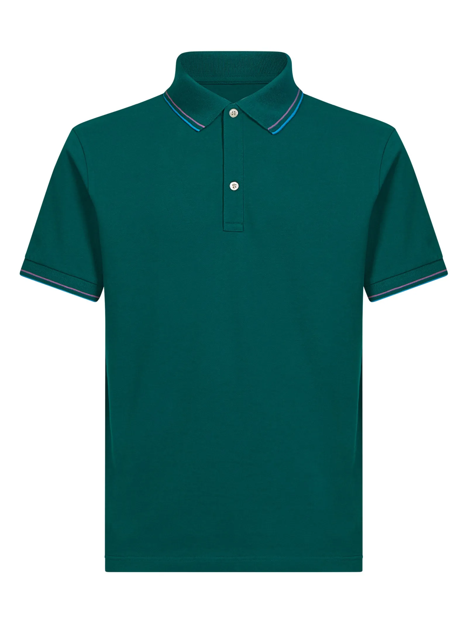 Polo in Eco Cotton Piquet Stretch - Fant. Aventurine