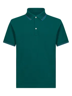 Polo in Eco Cotton Piquet Stretch - Fant. Aventurine