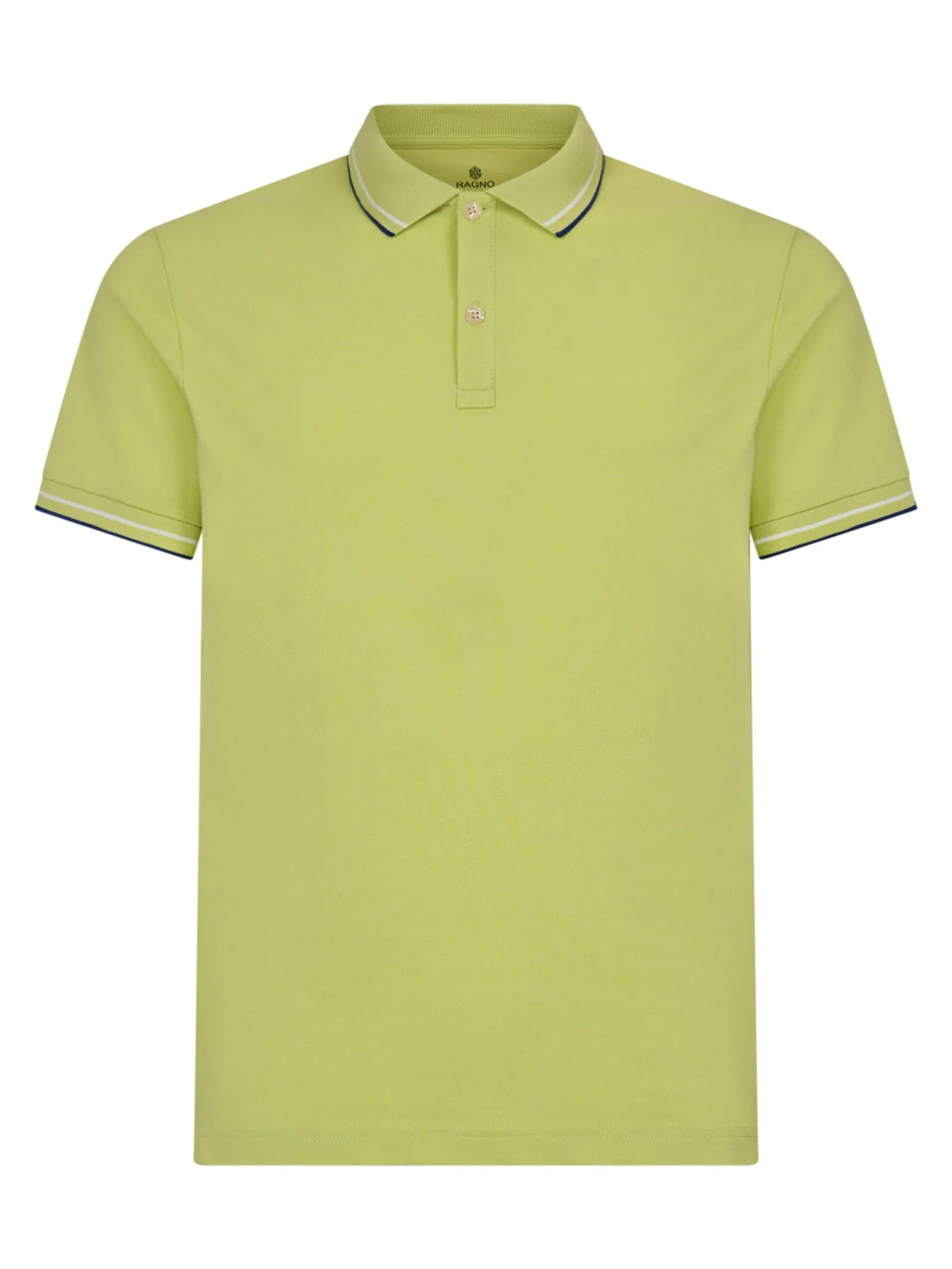 Polo in Eco Cotton Piquet Stretch - Fant. Daiquiri Green