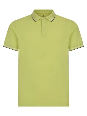 Polo in Eco Cotton Piquet Stretch - Fant. Daiquiri Green