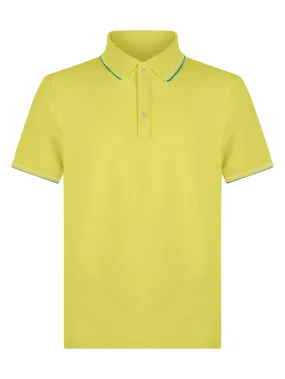 Polo in Eco Cotton Piquet Stretch - Fant. Evening Primrose