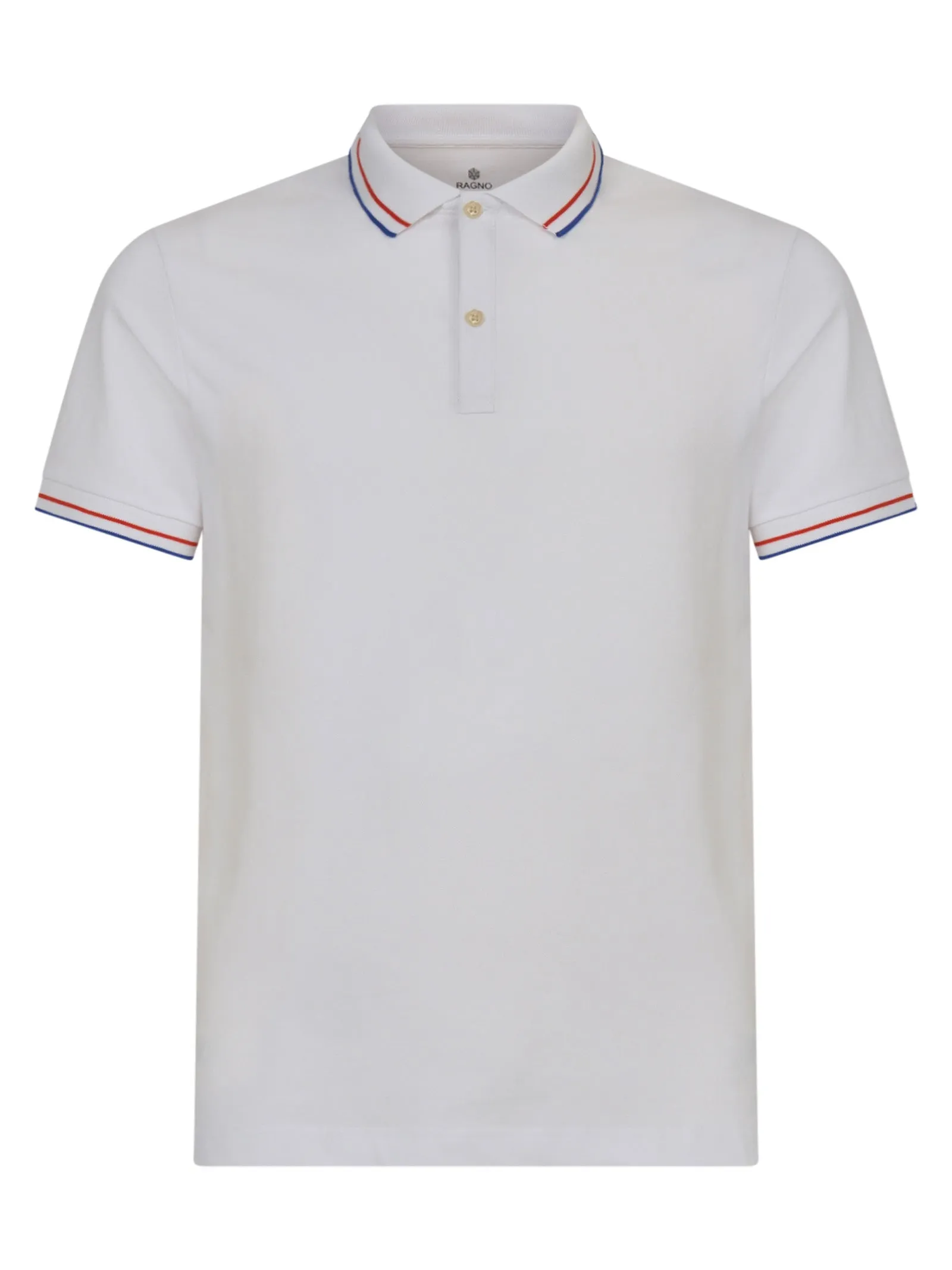 Polo in Eco Cotton Piquet Stretch - Fant.Bianco