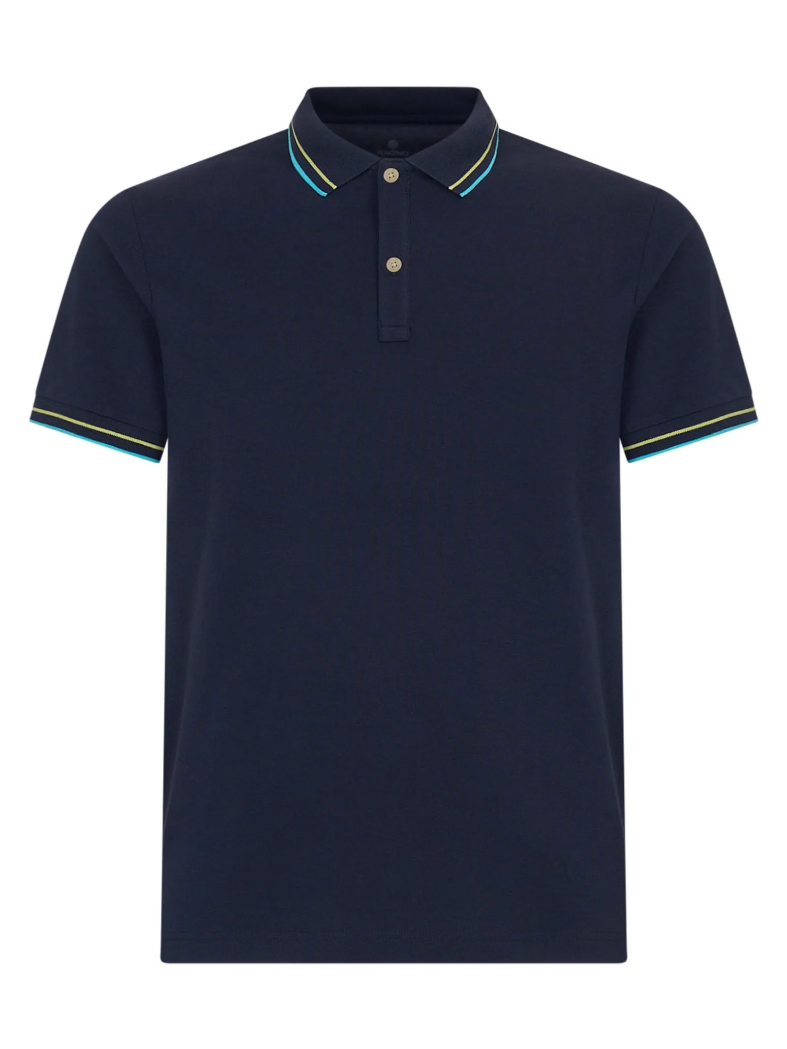 Polo in Eco Cotton Piquet Stretch - Fant.Notte