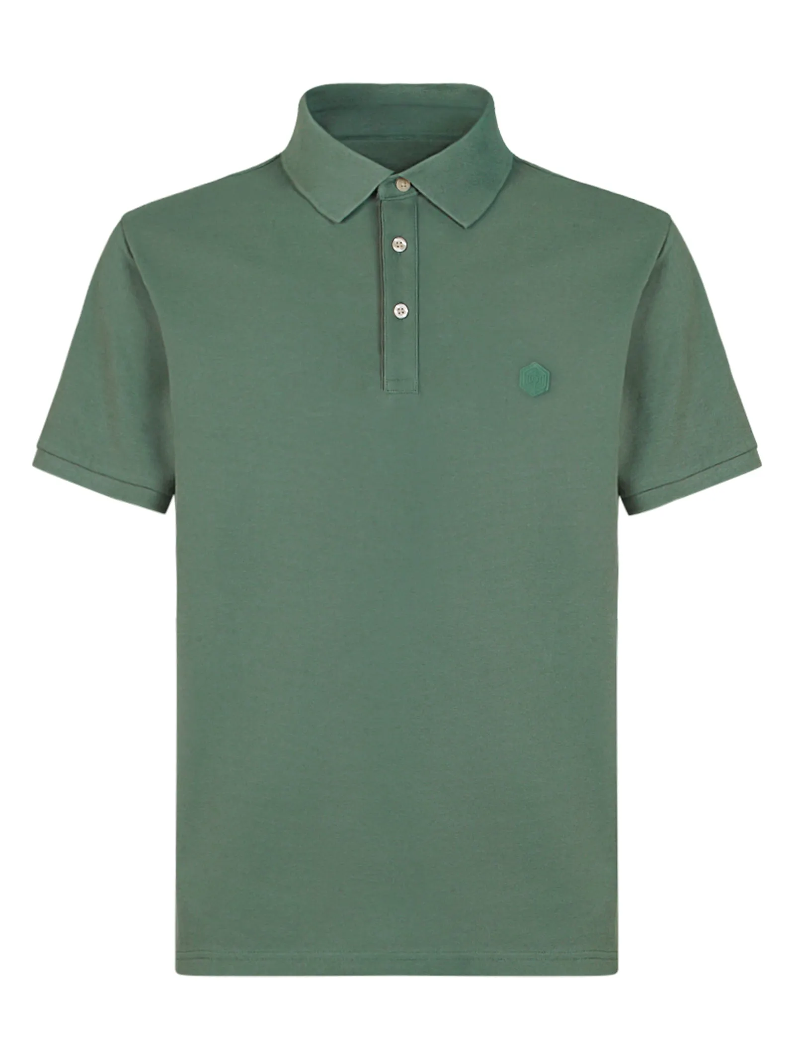 Polo in Heavy Duty Piquet - Dark Forest