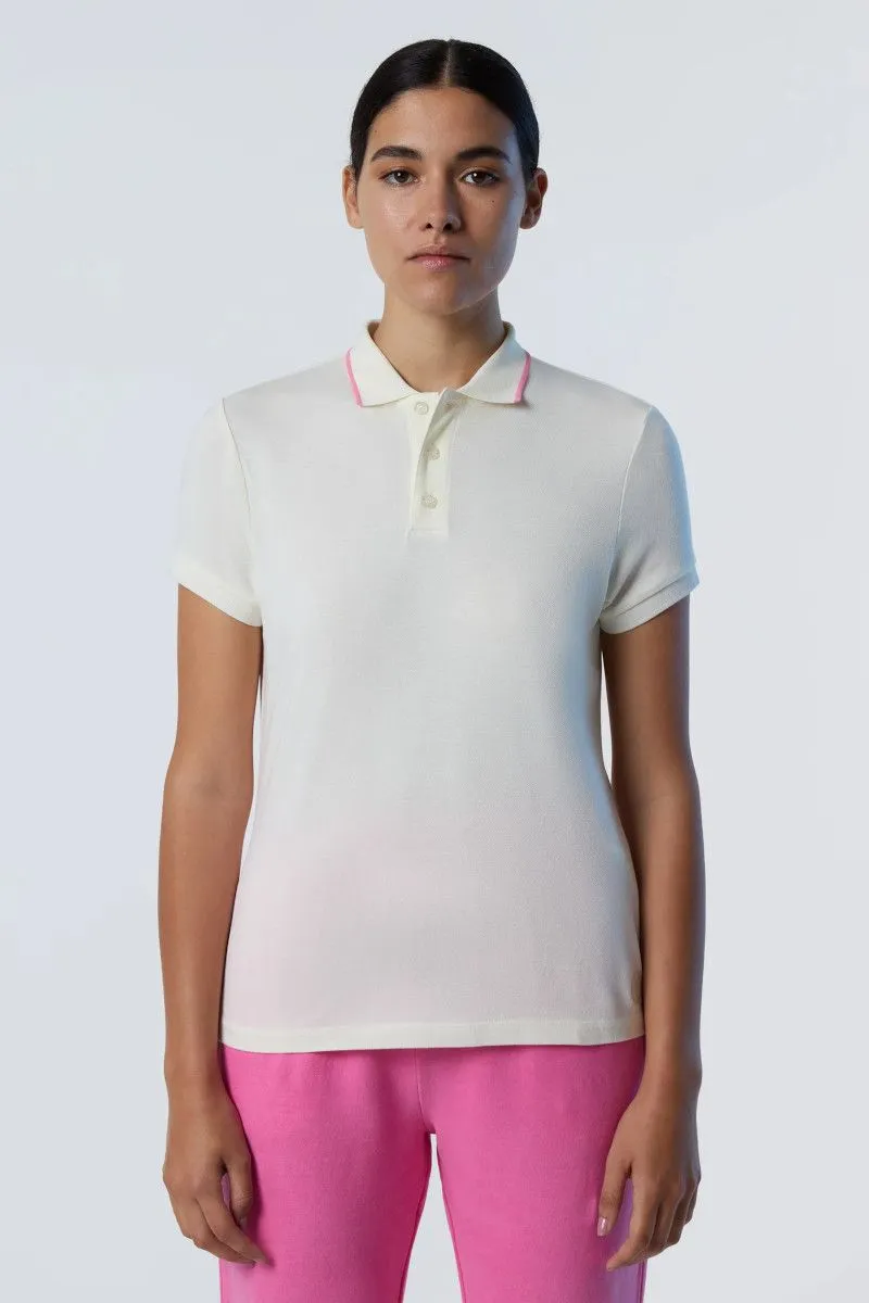 Polo in modal donna Bianco