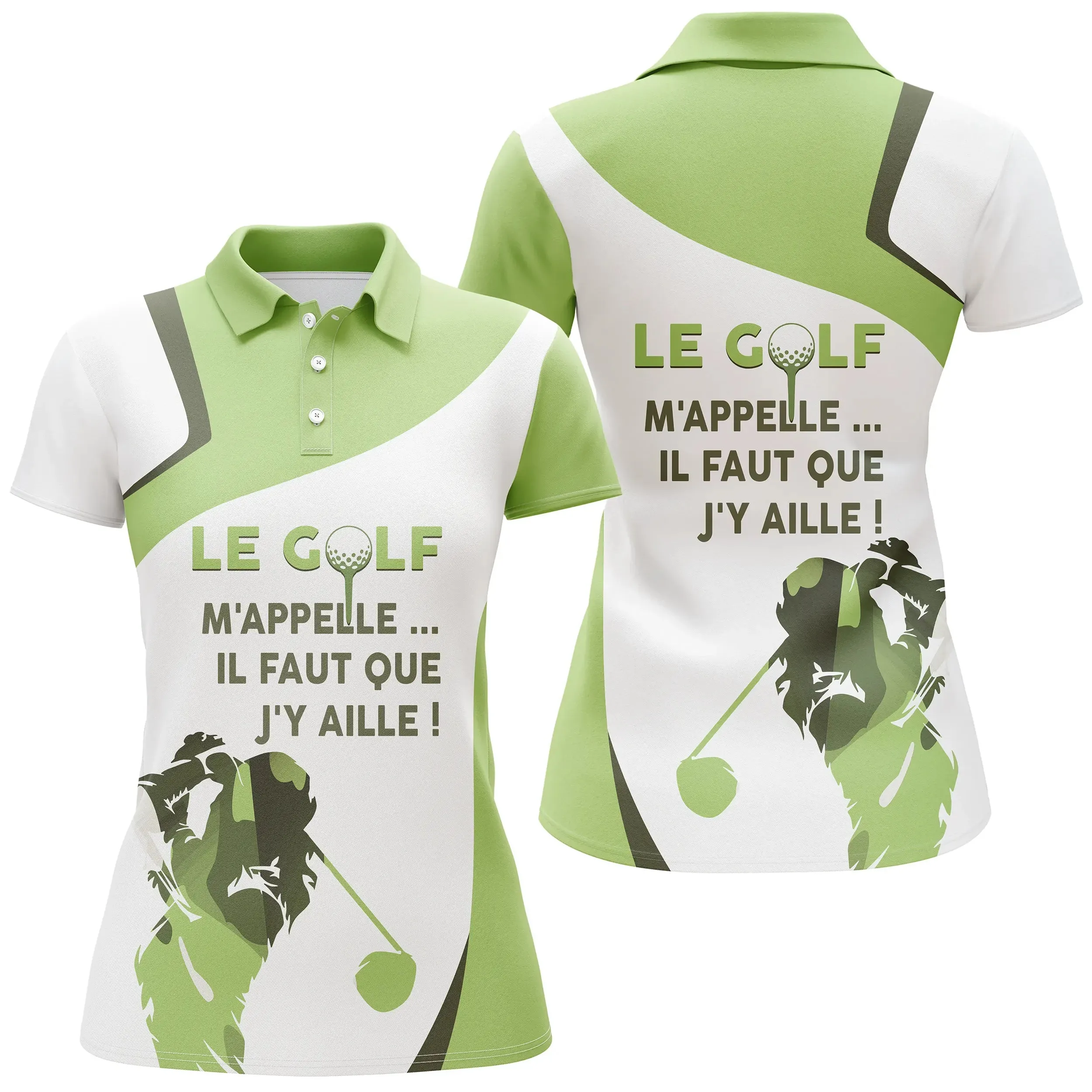 Polo Le Golf M'appelle, Il Faut Que J'y Aille, Cadeau Original Golfeur - CT10082219