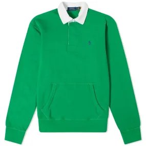 Polo Ralph Lauren Kangaroo Pocket Jersey Rugby ShirtGOLF GREEN