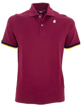 POLO UOMO TINTA UNITA BORDEAUX