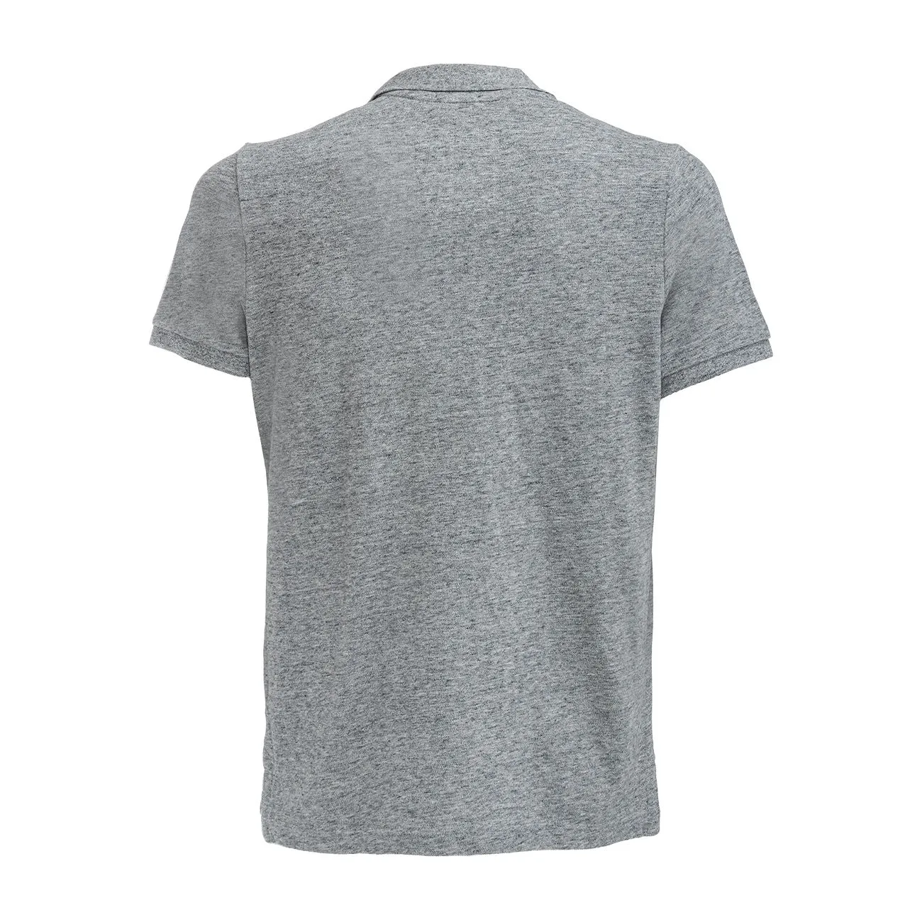 POLO VINTAGE IN COTONE ECOLOGICO Uomo Slub Grey Heather