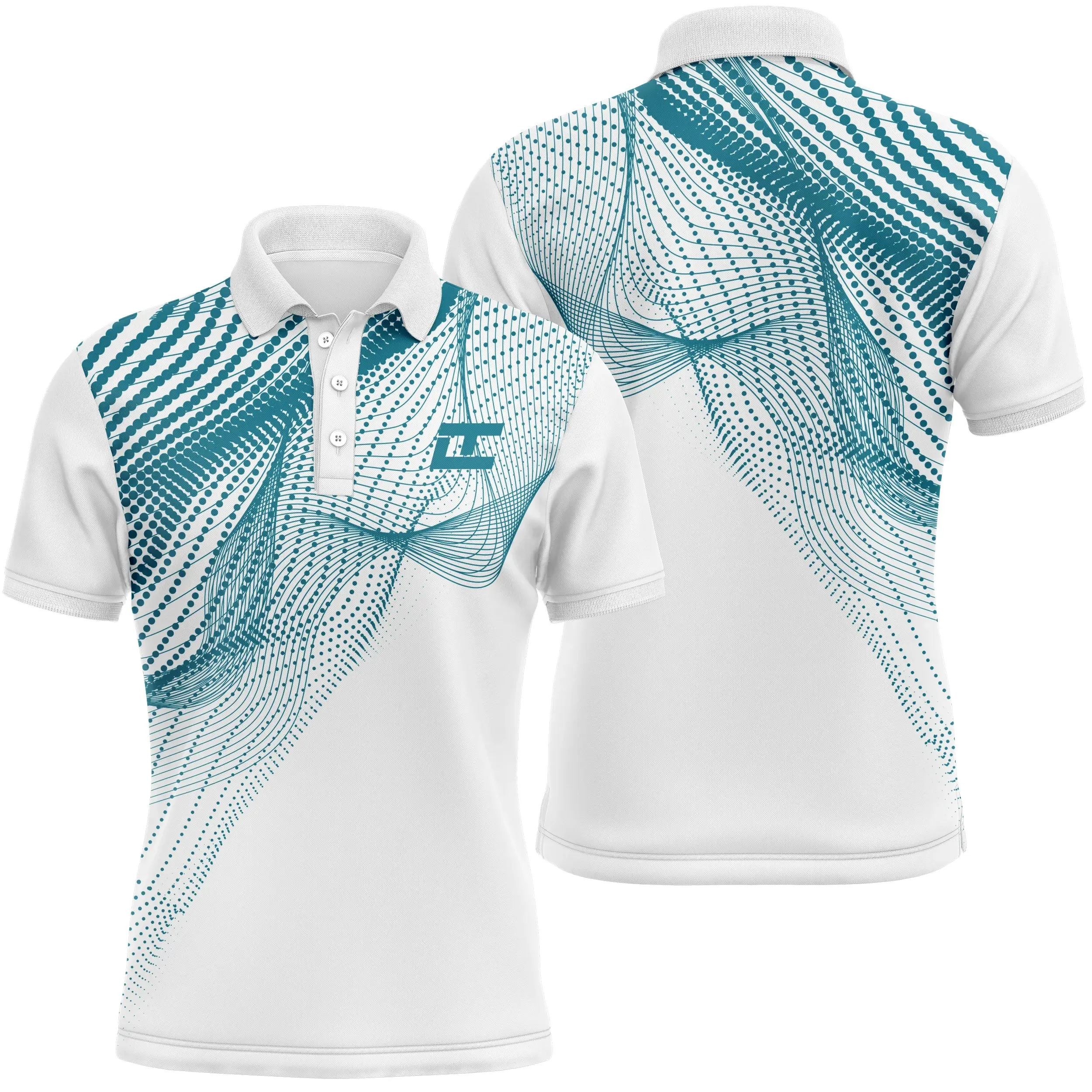 Polo à Séchage Rapide, Polo de Sport Homme Femme, Polo Shirts de Golf, Cadeau Golfeur Légers Hauts à Manches Courtes d'té - CTS1