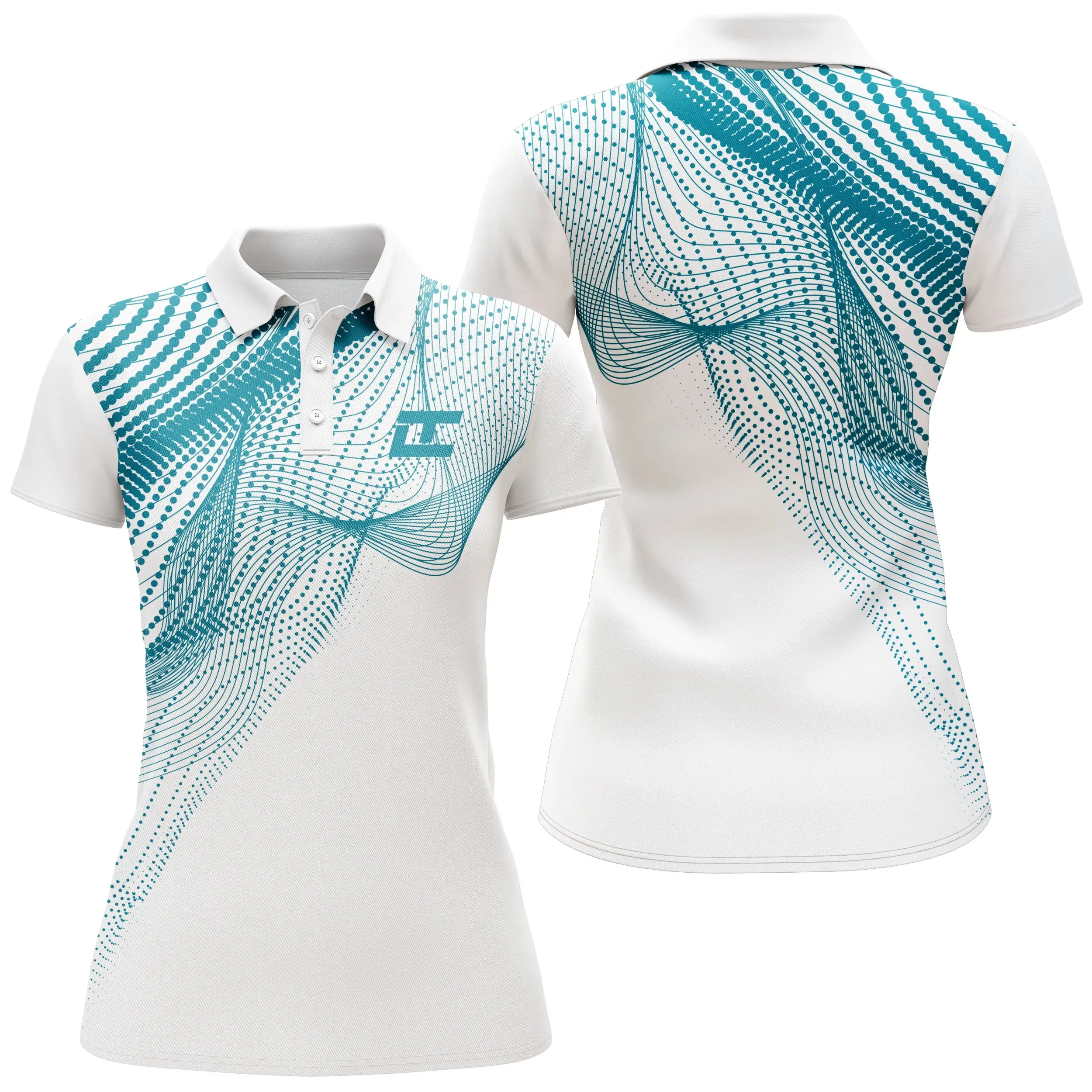 Polo à Séchage Rapide, Polo de Sport Homme Femme, Polo Shirts de Golf, Cadeau Golfeur Légers Hauts à Manches Courtes d'té - CTS1