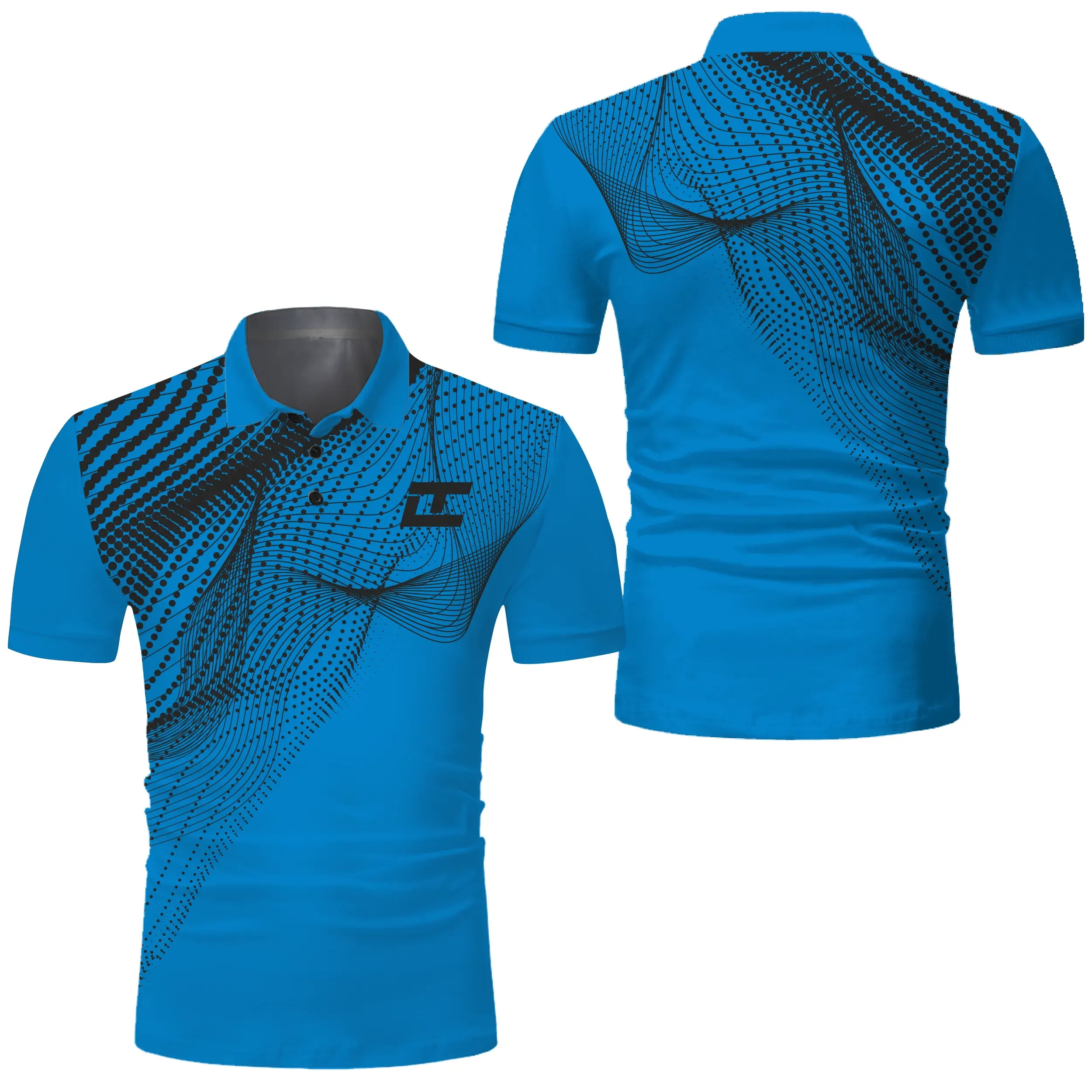 Polo à Séchage Rapide, Polo de Sport Homme Femme, Polo Shirts de Golf, Cadeau Golfeur Légers Hauts à Manches Courtes d'té - CTS1