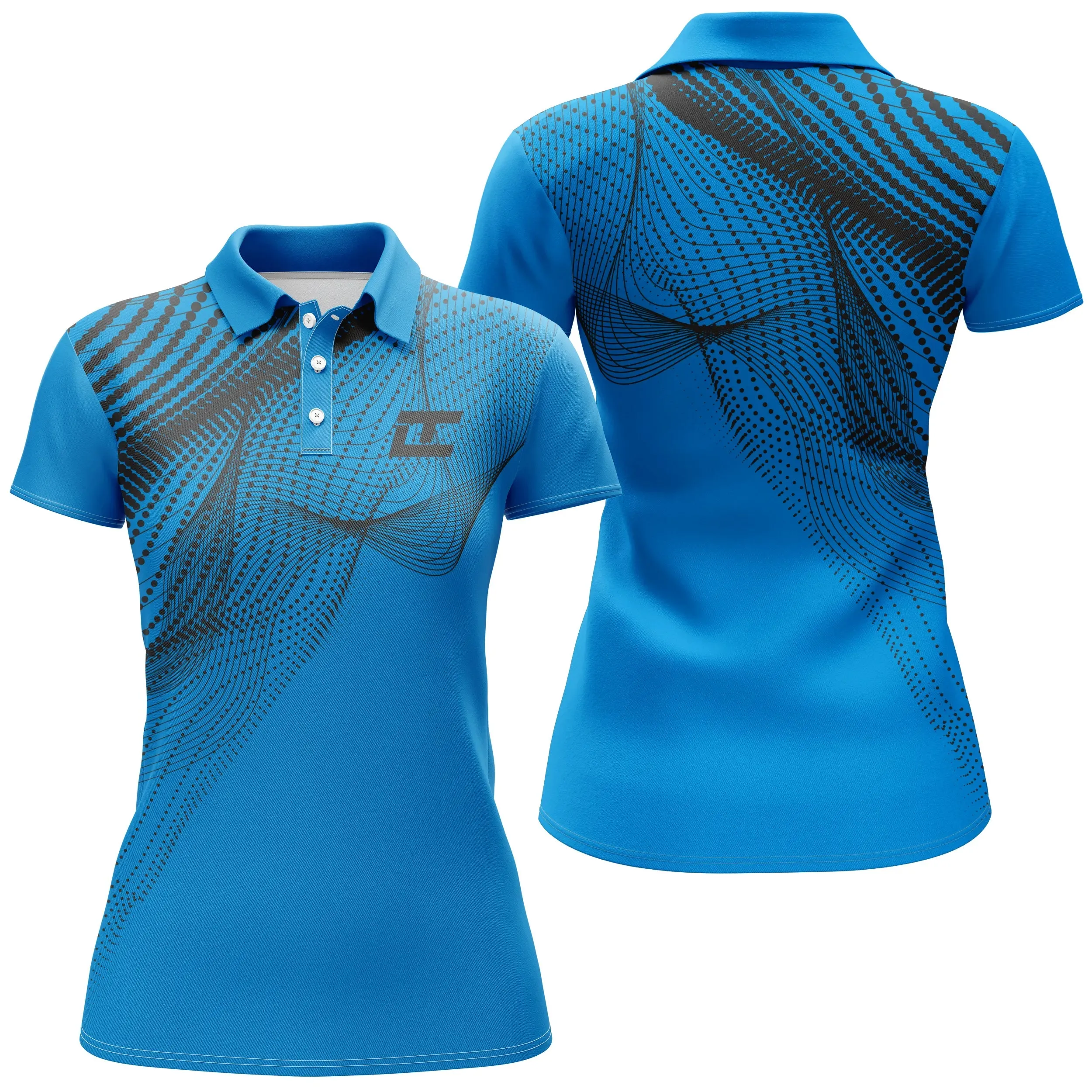 Polo à Séchage Rapide, Polo de Sport Homme Femme, Polo Shirts de Golf, Cadeau Golfeur Légers Hauts à Manches Courtes d'té - CTS1