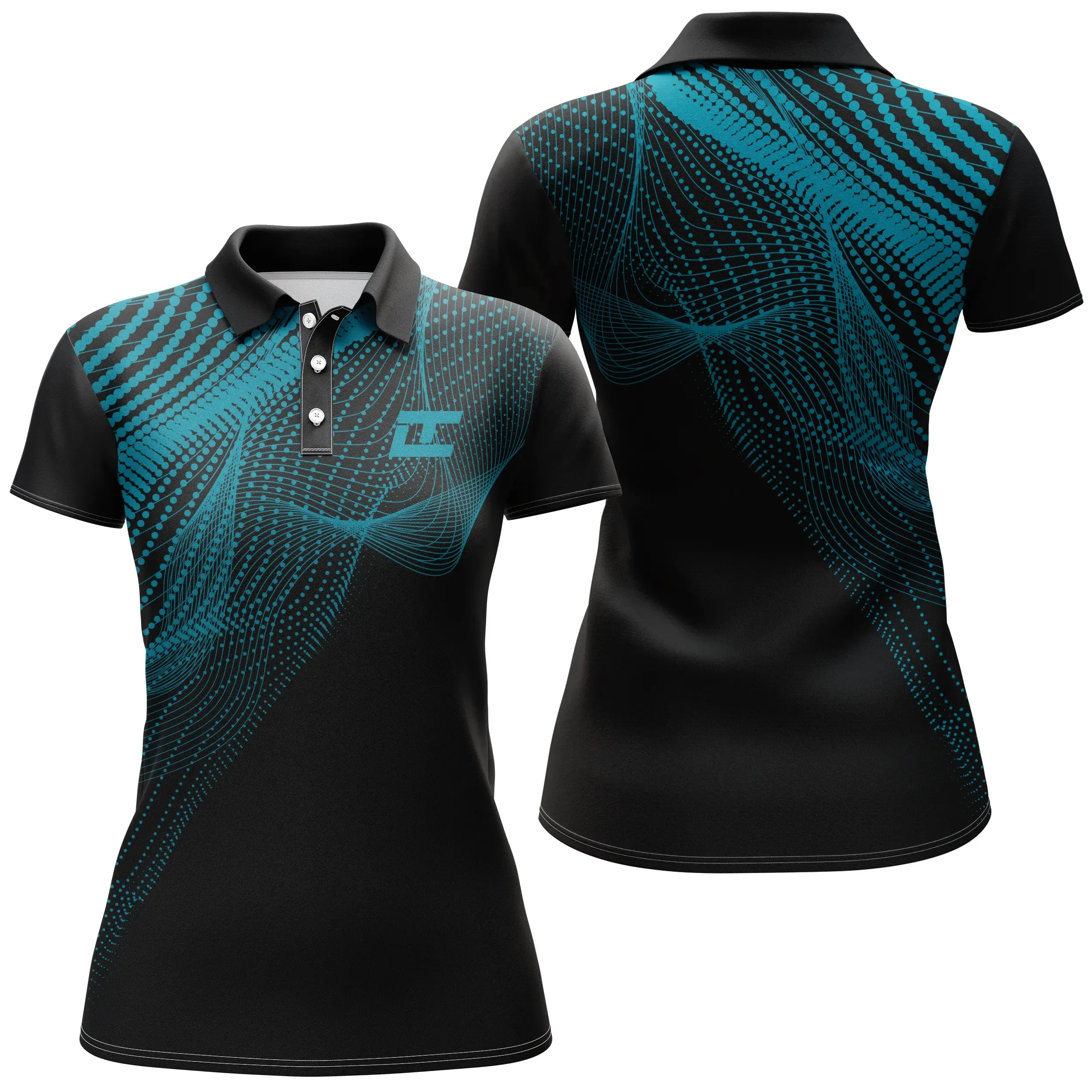 Polo à Séchage Rapide, Polo de Sport Homme Femme, Polo Shirts de Golf, Cadeau Golfeur Légers Hauts à Manches Courtes d'té - CTS1