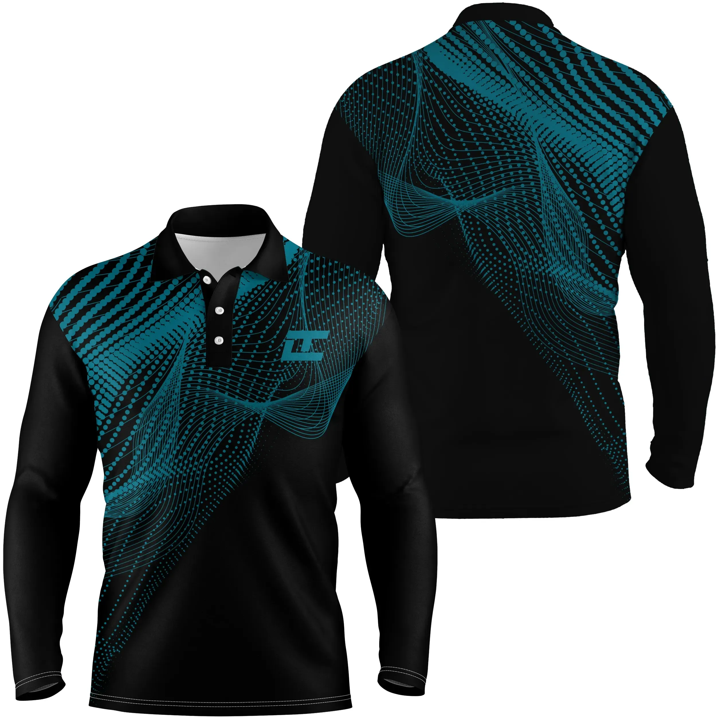 Polo à Séchage Rapide, Polo de Sport Homme Femme, Polo Shirts de Golf, Cadeau Golfeur Légers Hauts à Manches Courtes d'té - CTS1