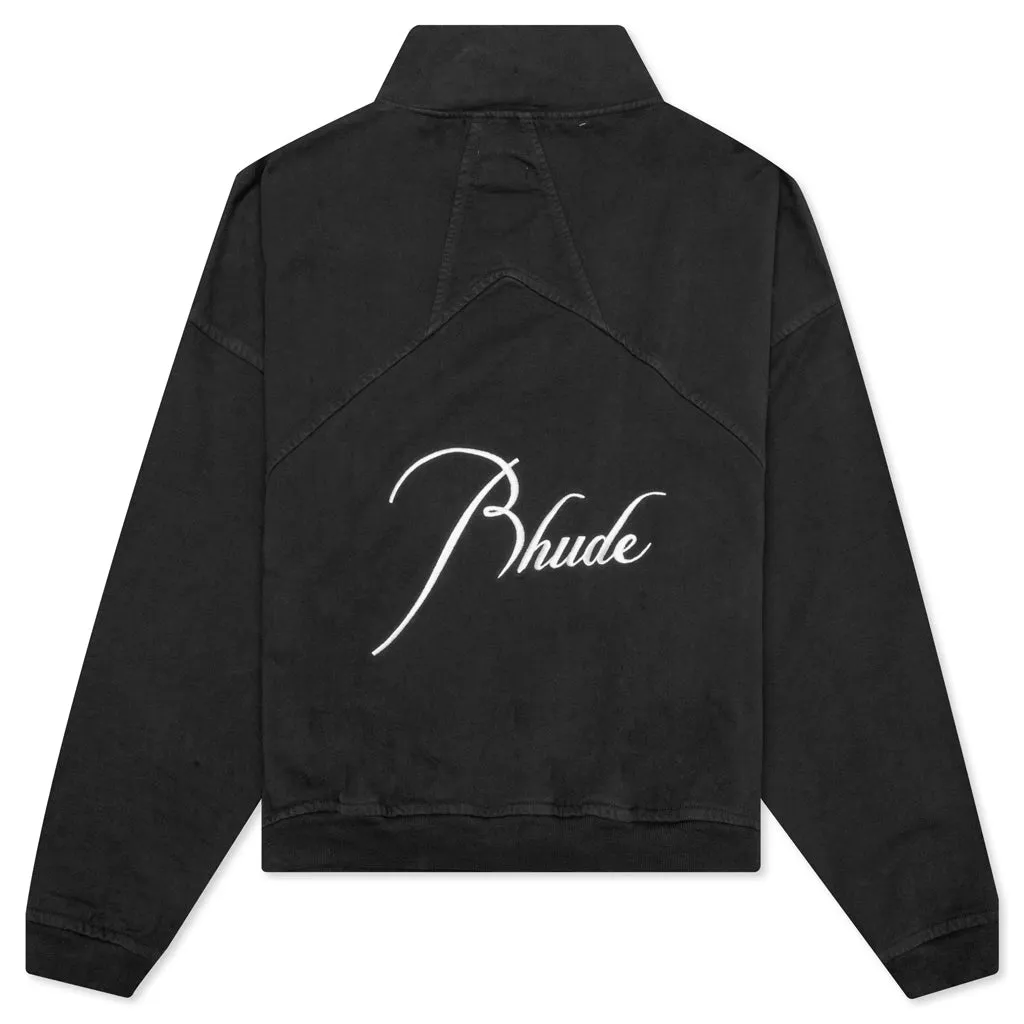 Quarter Zip - Vintage Black