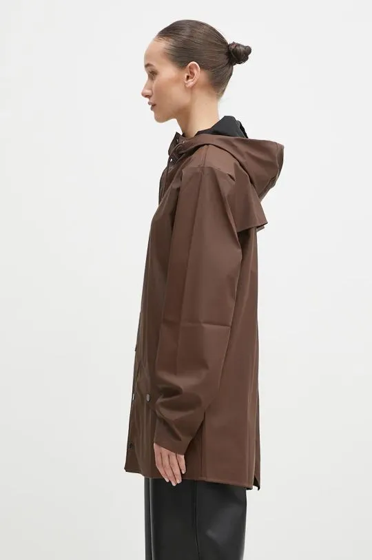 Rains coat Jacket W3 brown color 12010-23