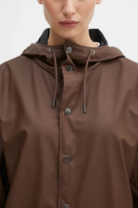 Rains coat Jacket W3 brown color 12010-23