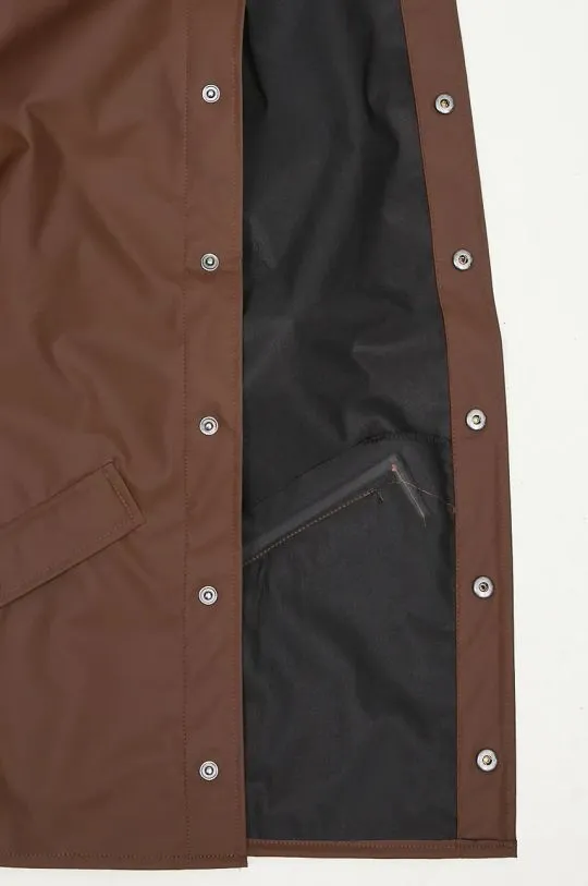 Rains coat Jacket W3 brown color 12010-23