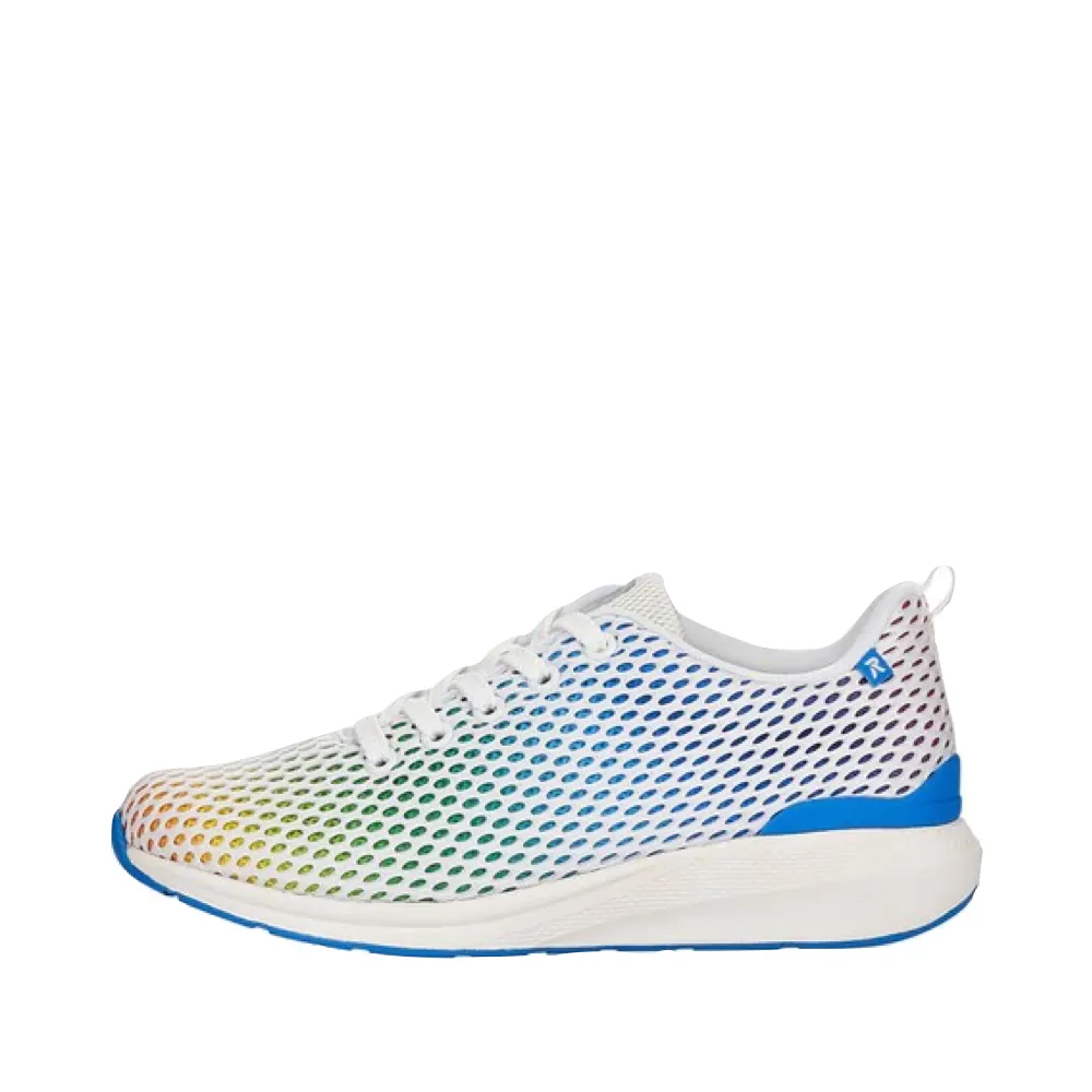 Rieker Women's Athina 01 Sneaker (Multi White)