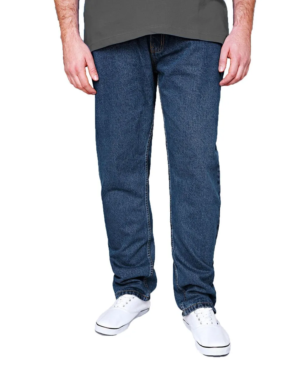 Rockford Carlos Stretch Denim Jeans Blue Stonewash