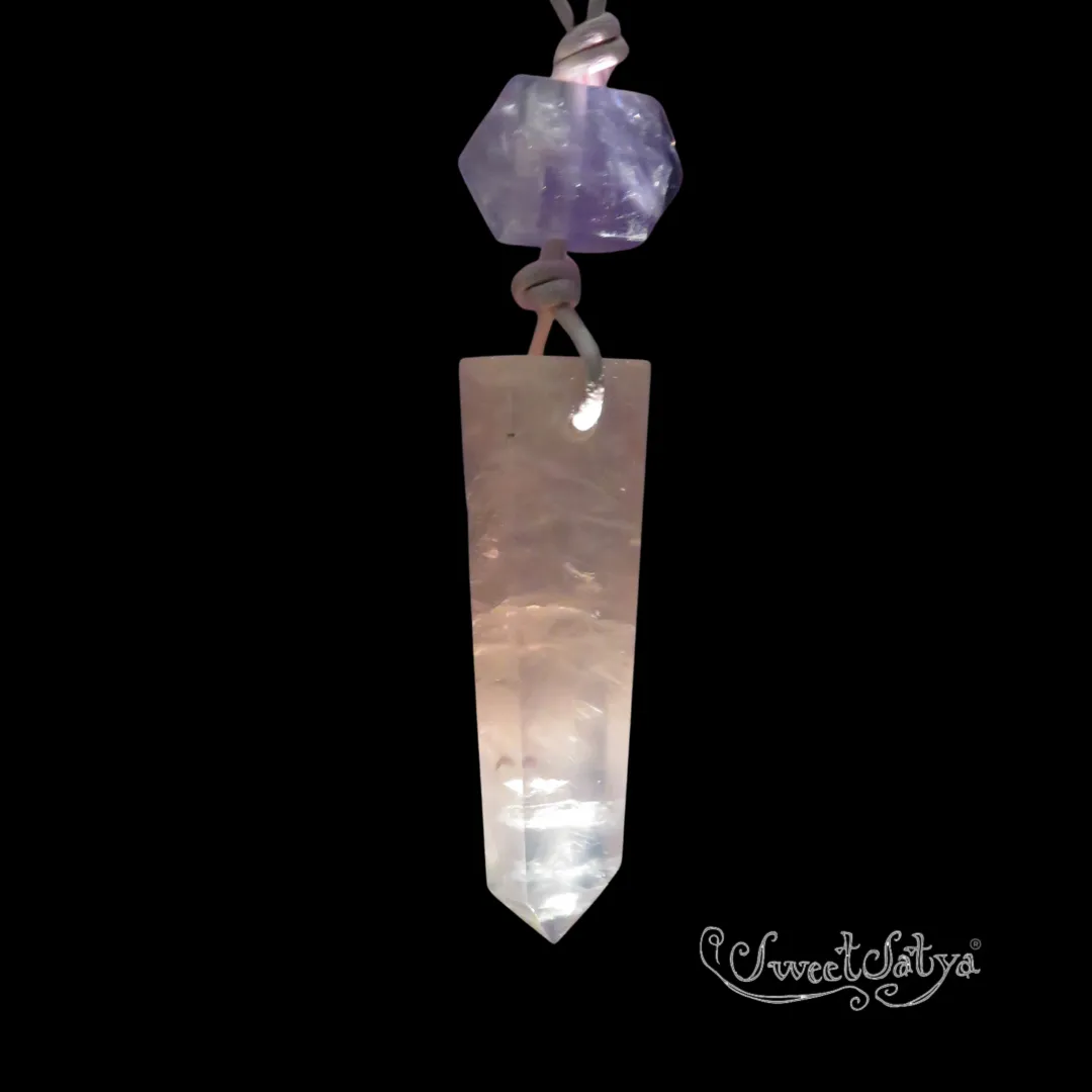 Rose Quartz Pendant Jewelry