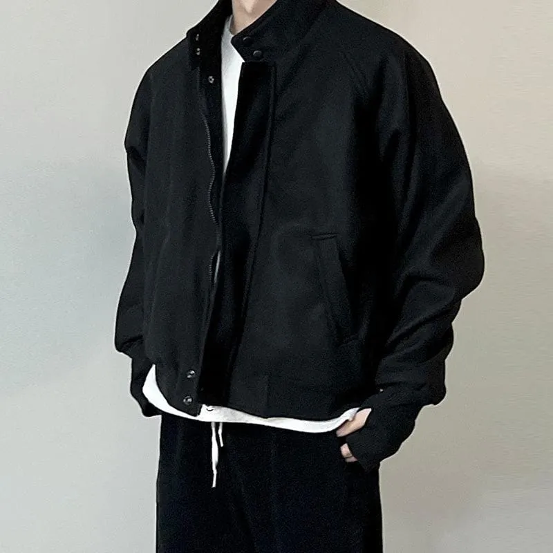 RT No. 6867 STAND COLLAR ZIP-UP JK