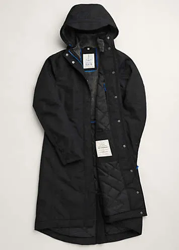 Seasalt Cornwall Janelle Waterproof Coat - Black | Kaleidoscope