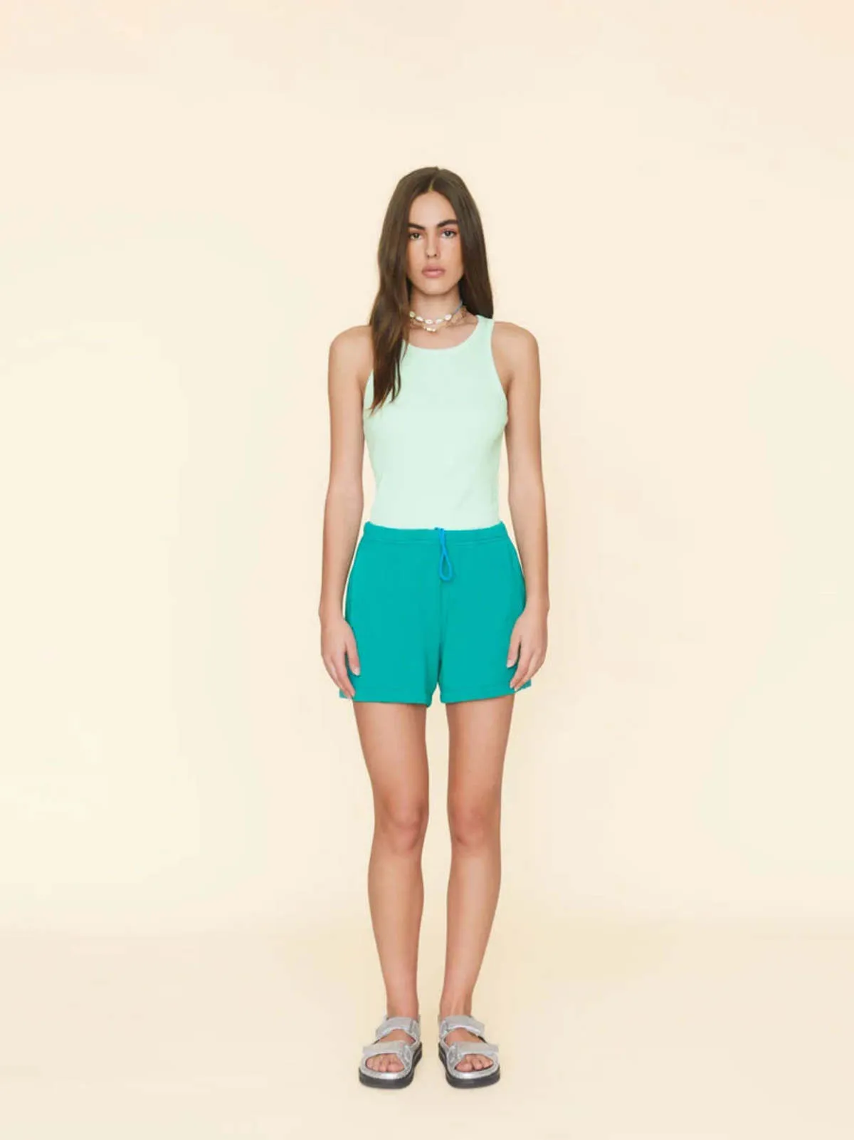 Shayne Sweatshort - Beryl Green