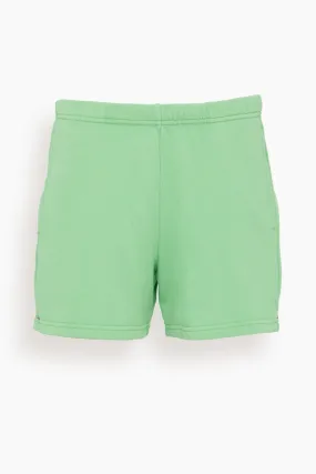 Shayne Sweatshort in Lush Green